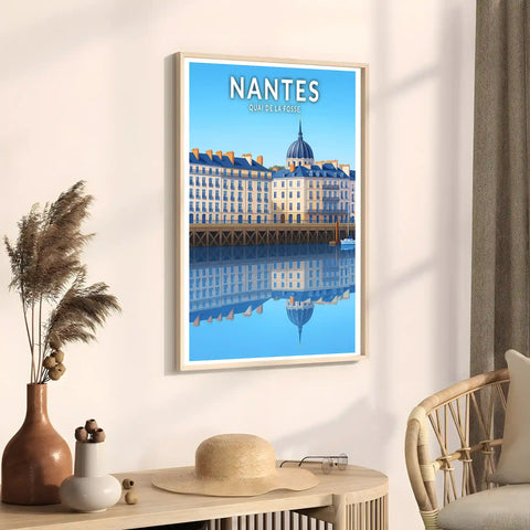 Affiche - Nantes - Quai de la Fosse