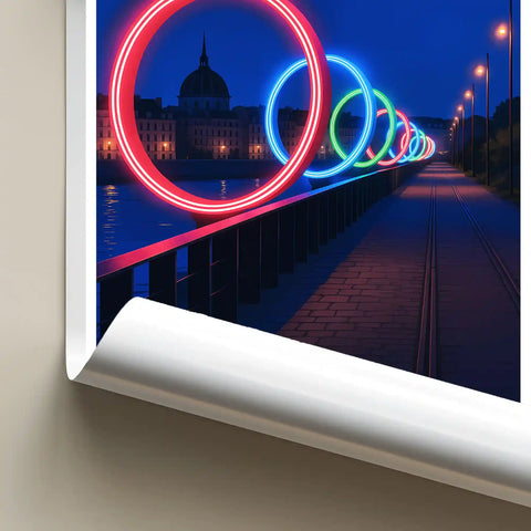 Affiche - Nantes - Quais de la Loire