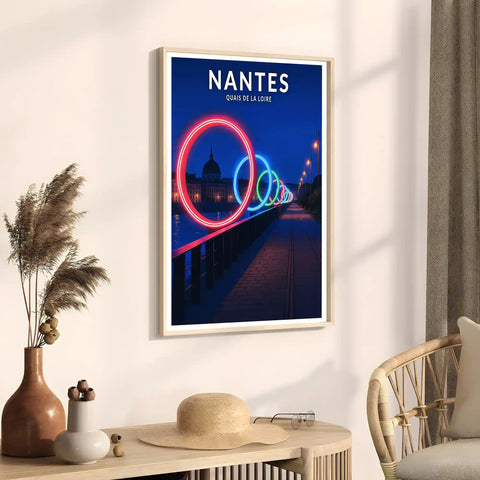 Affiche - Nantes - Quais de la Loire