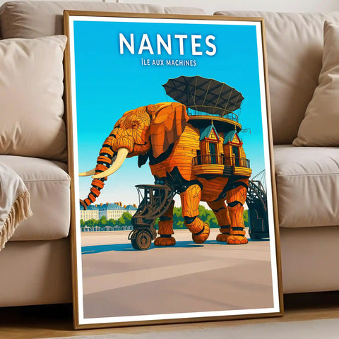 Affiche - Nantes - île aux Machines