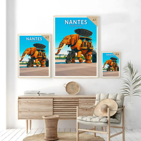 Affiche - Nantes - île aux Machines