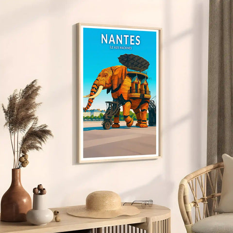 Affiche - Nantes - île aux Machines