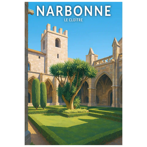 Affiche - Narbonne - Le Cloître