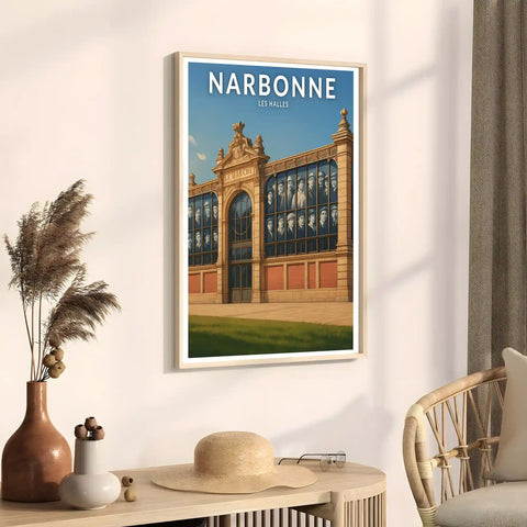 Affiche - Narbonne - Les Halles