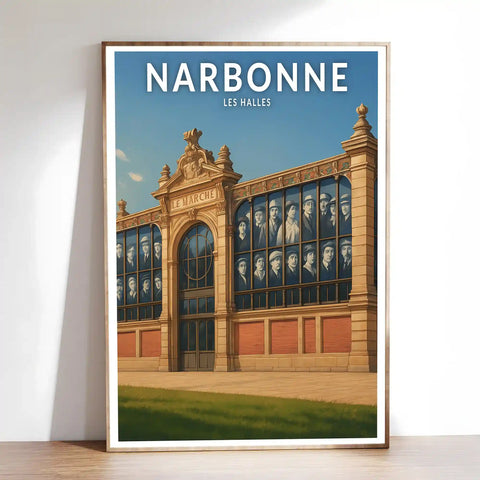 Affiche - Narbonne - Les Halles