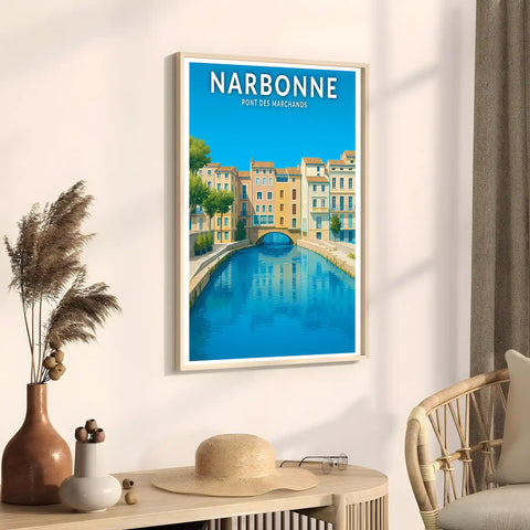 Affiche - Narbonne - Pont des Marchands