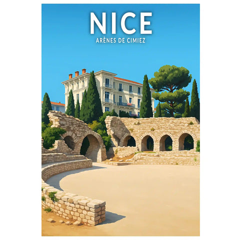 Affiche - Nice - Arènes de Cimiez