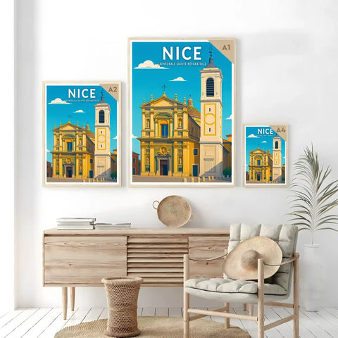 Affiche - Nice - Cathédrale Sainte-Réparatrice