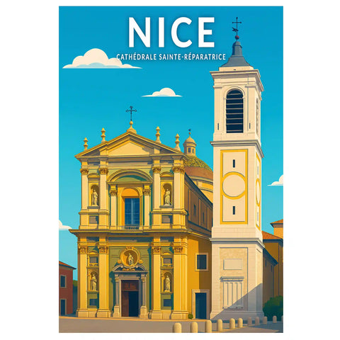 Affiche - Nice - Cathédrale Sainte-Réparatrice