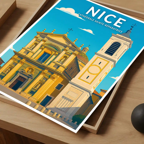Affiche - Nice - Cathédrale Sainte-Réparatrice