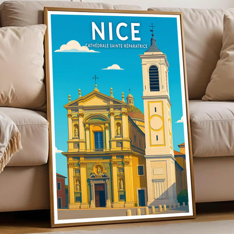 Affiche - Nice - Cathédrale Sainte-Réparatrice