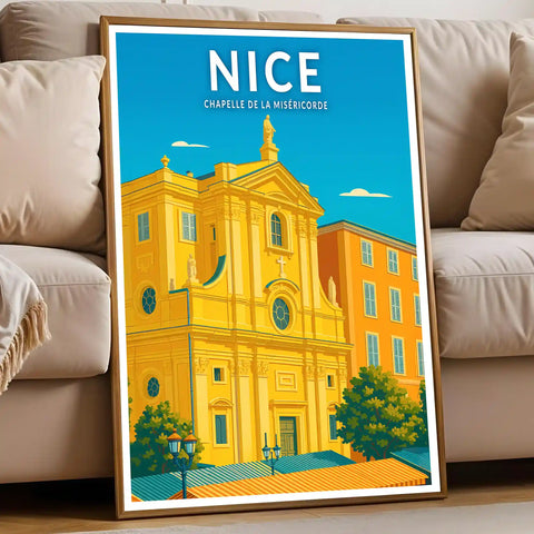 Affiche - Nice - Chapelle de la Miséricorde