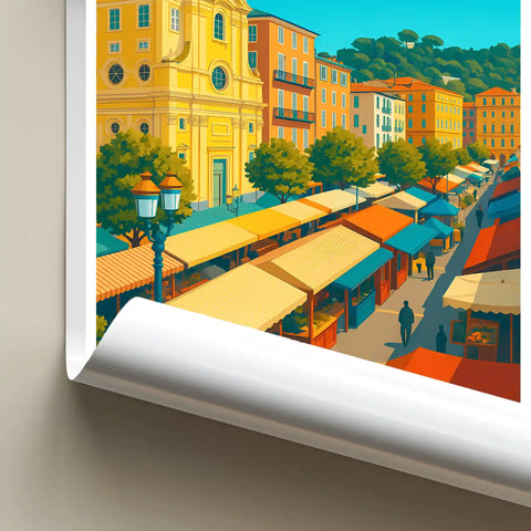 Affiche - Nice - Cours Saleya