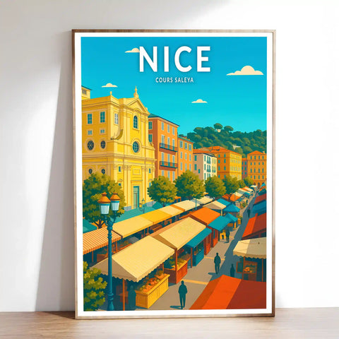 Affiche - Nice - Cours Saleya