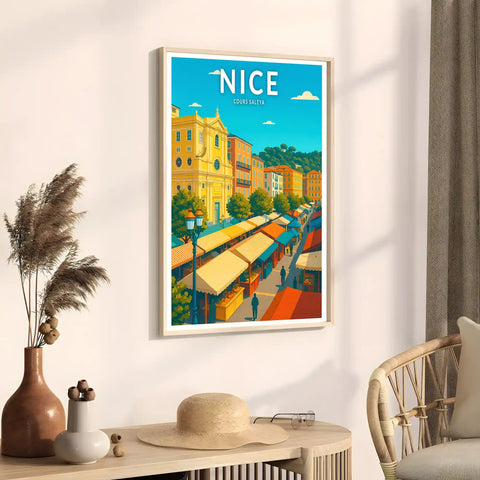 Affiche - Nice - Cours Saleya
