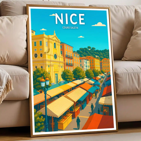Affiche - Nice - Cours Saleya