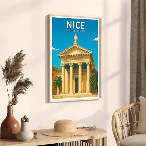 Affiche - Nice - Église Notre-Dame-du-Port