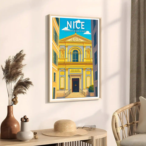 Affiche - Nice - Église Saint-Jacques-le-Majeur