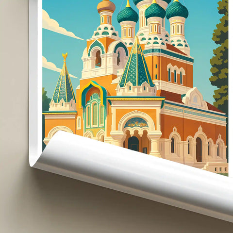 Affiche - Nice - Église Saint-Nicolas