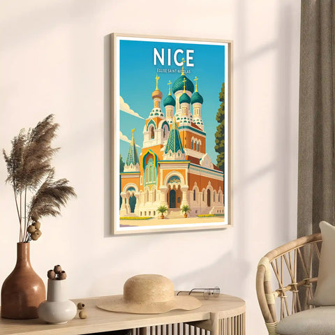 Affiche - Nice - Église Saint-Nicolas