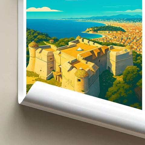 Affiche - Nice - Fort du Mont Alban