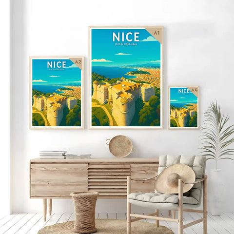 Affiche - Nice - Fort du Mont Alban