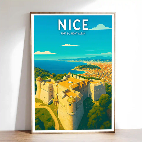 Affiche - Nice - Fort du Mont Alban