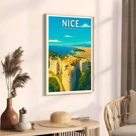 Affiche - Nice - Fort du Mont Alban