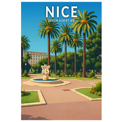 Affiche - Nice - Jardin Albert‑Ier