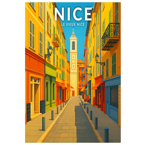 Affiche - Nice - Le Vieux-Nice