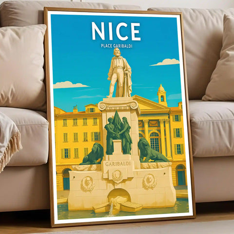 Affiche - Nice - Place Garibaldi
