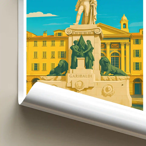 Affiche - Nice - Place Garibaldi