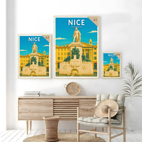 Affiche - Nice - Place Garibaldi