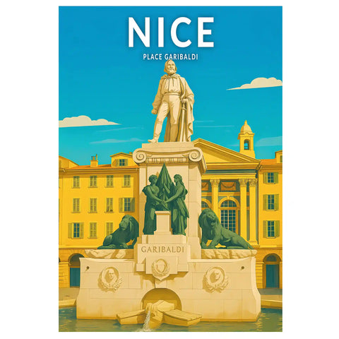 Affiche - Nice - Place Garibaldi