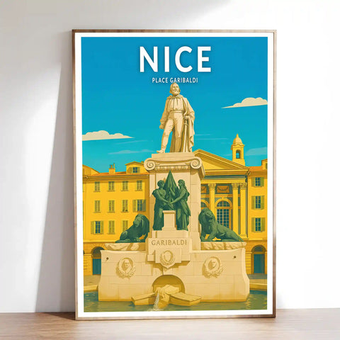 Affiche - Nice - Place Garibaldi