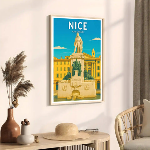 Affiche - Nice - Place Garibaldi