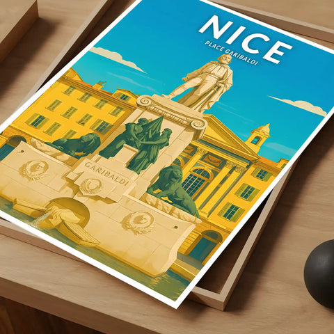 Affiche - Nice - Place Garibaldi