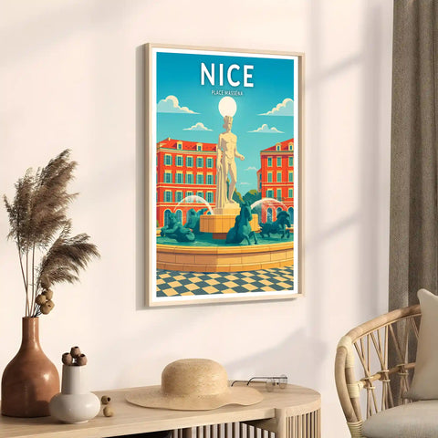 Affiche - Nice - Place Masséna