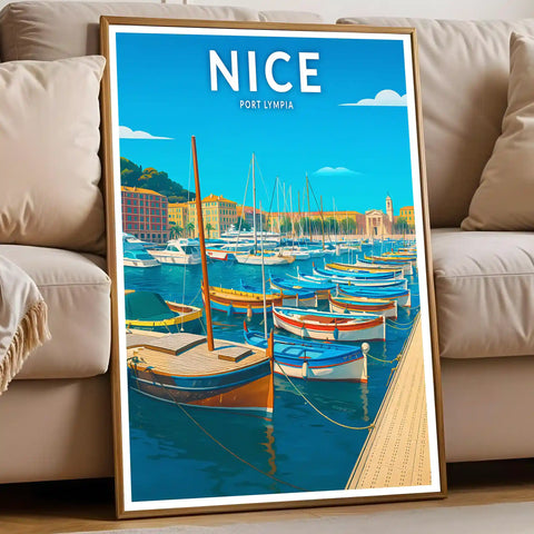 Affiche - Nice - Port Lympia
