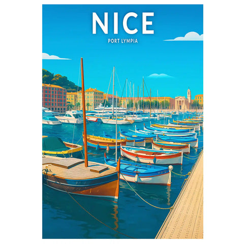 Affiche - Nice - Port Lympia