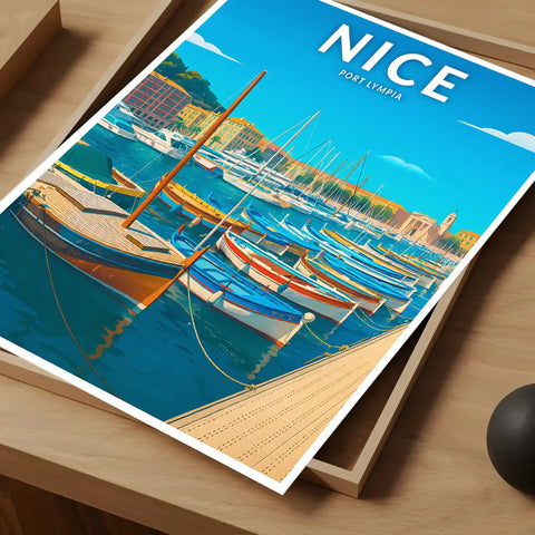 Affiche - Nice - Port Lympia