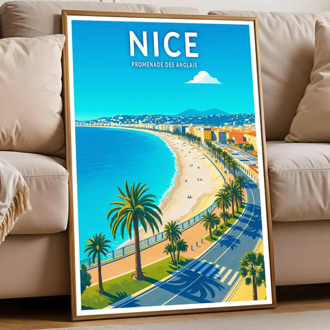 Affiche - Nice - Promenade des Anglais