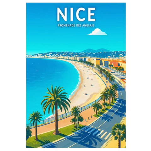 Affiche - Nice - Promenade des Anglais