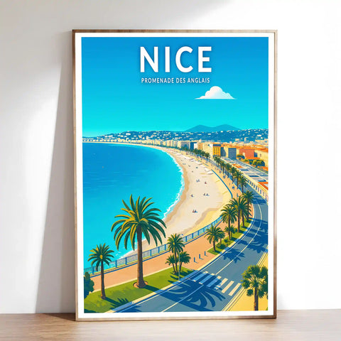 Affiche - Nice - Promenade des Anglais