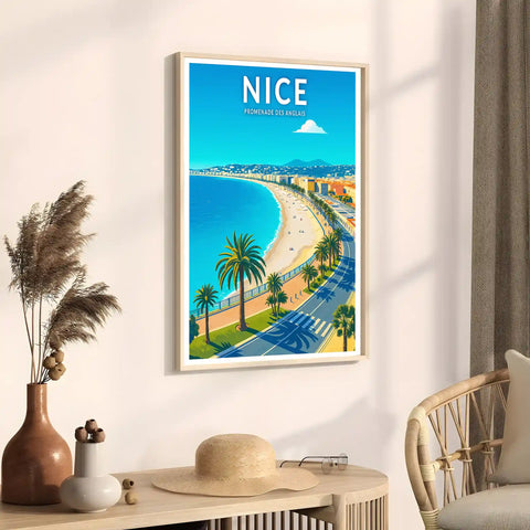 Affiche - Nice - Promenade des Anglais
