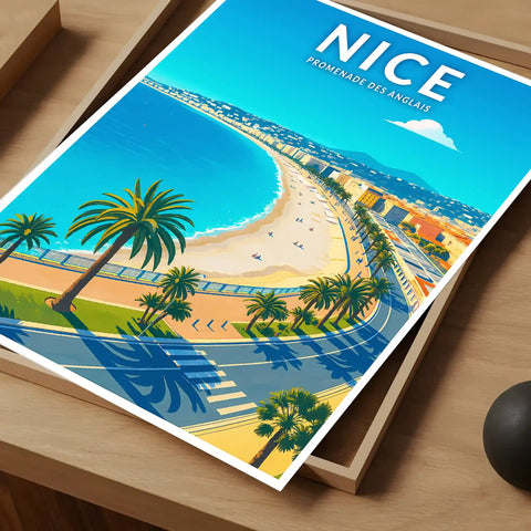 Affiche - Nice - Promenade des Anglais