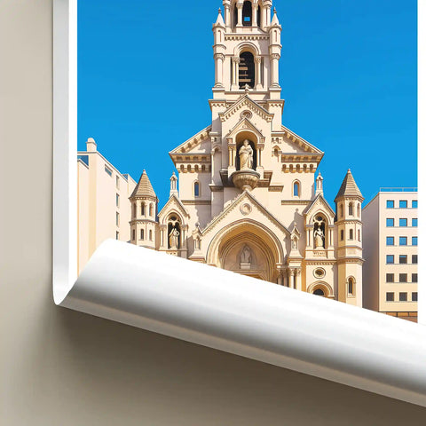 Affiche - Nîmes - Église Sainte-Perpétue-et-Sainte-Félicité