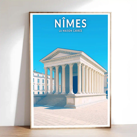 Affiche - Nîmes - La Maison Carrée