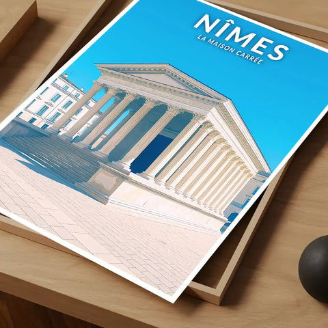 Affiche - Nîmes - La Maison Carrée