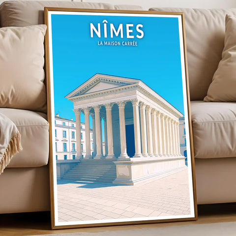 Affiche - Nîmes - La Maison Carrée